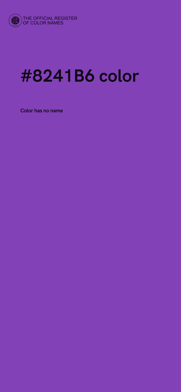#8241B6 color image