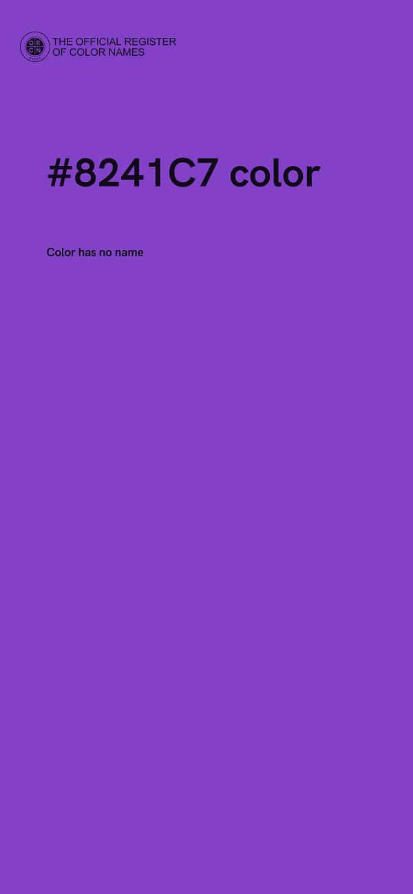 #8241C7 color image