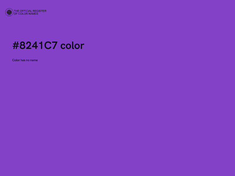 #8241C7 color image