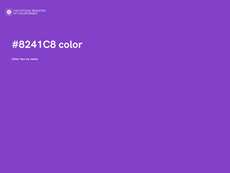 #8241C8 color image