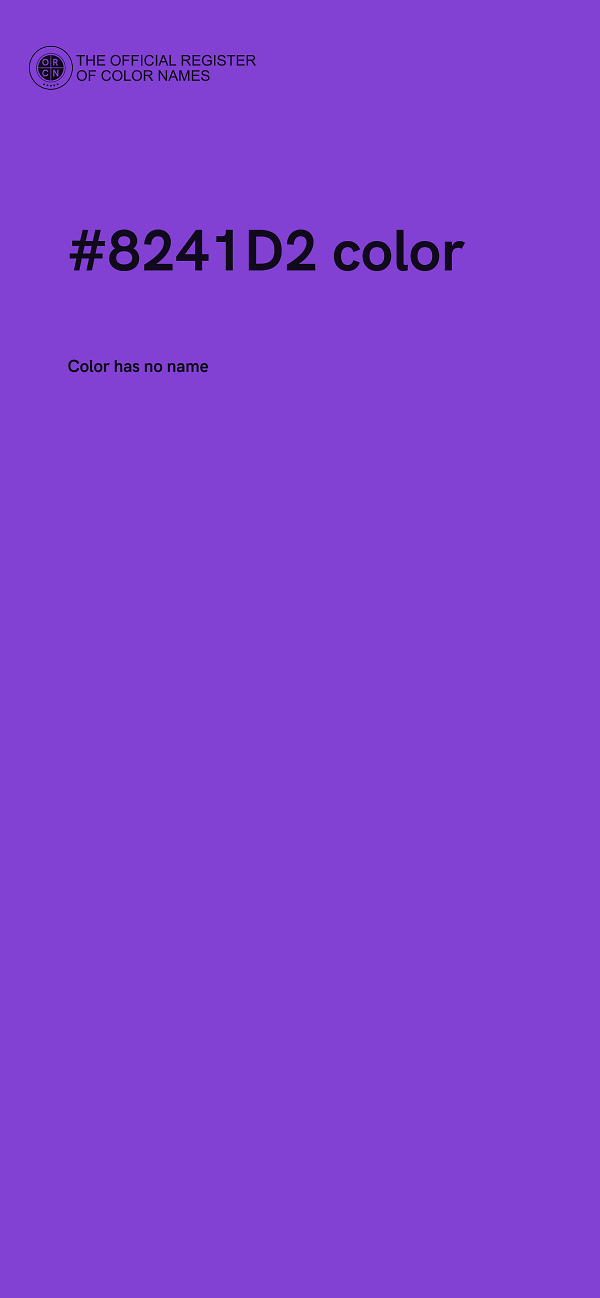 #8241D2 color image