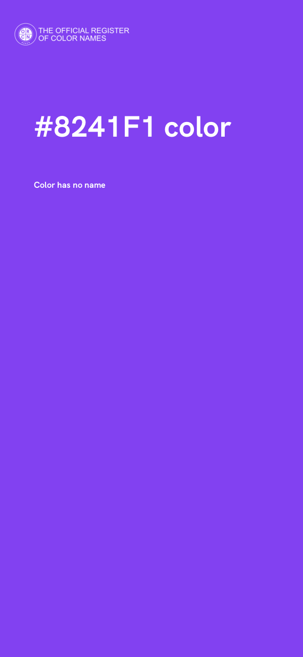 #8241F1 color image