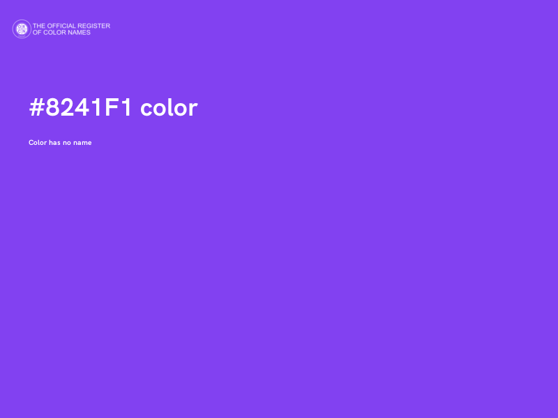 #8241F1 color image