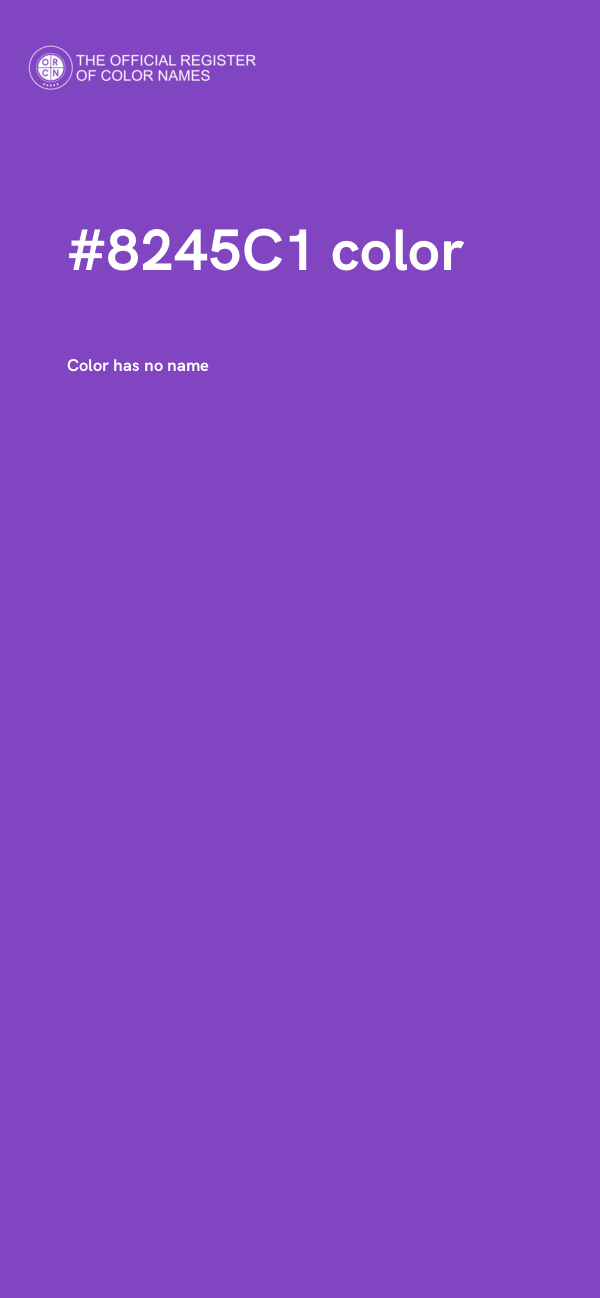#8245C1 color image