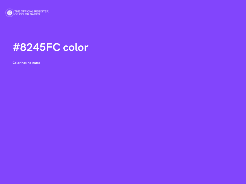 #8245FC color image