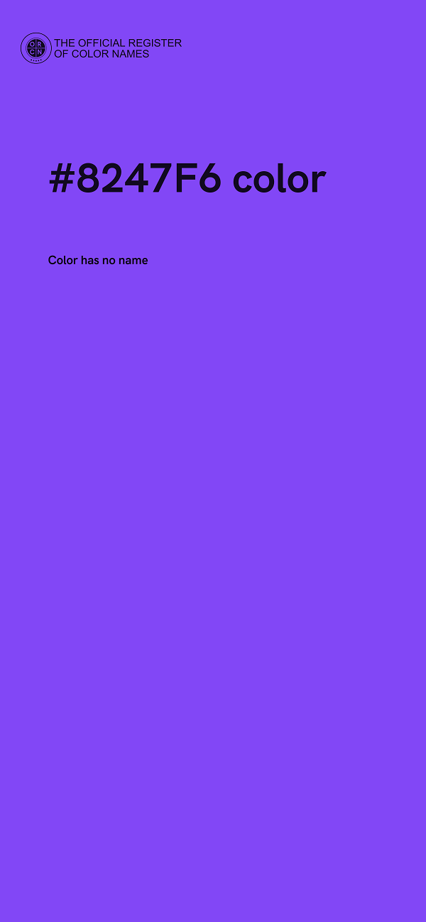 #8247F6 color image