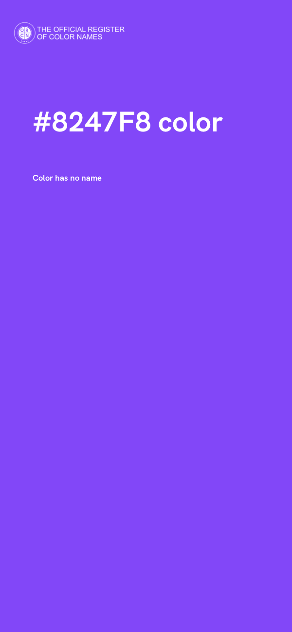#8247F8 color image