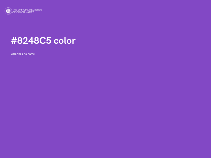 #8248C5 color image