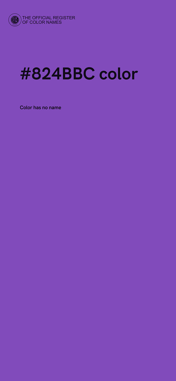 #824BBC color image