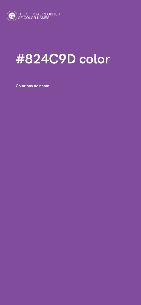 #824C9D color image