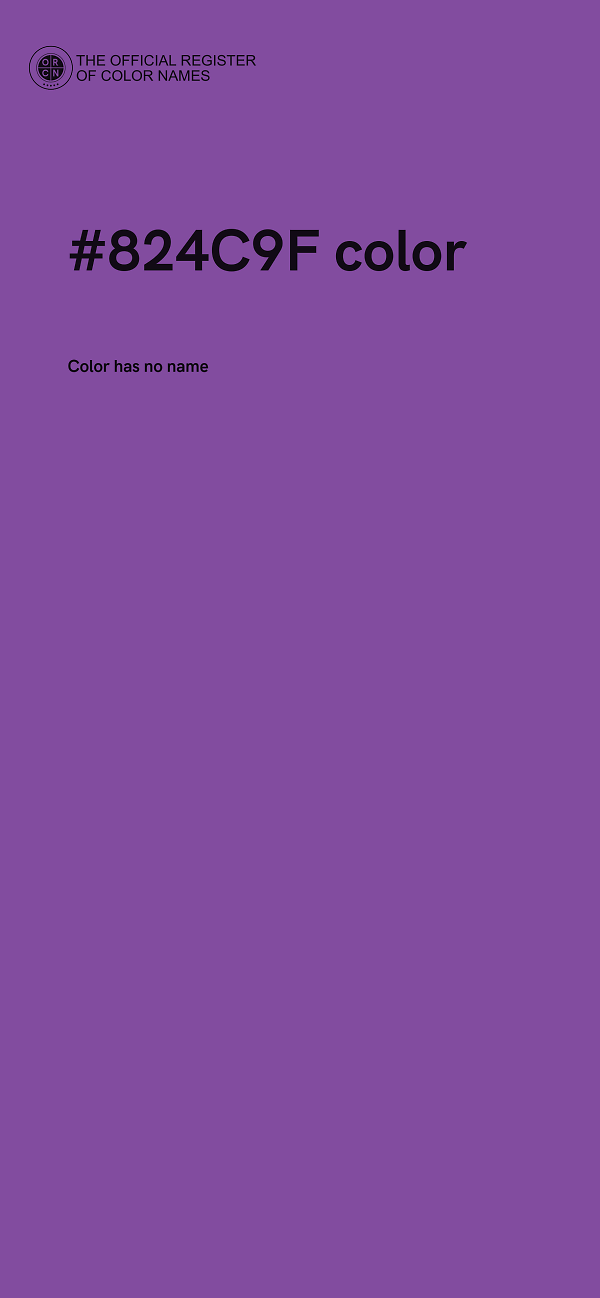 #824C9F color image