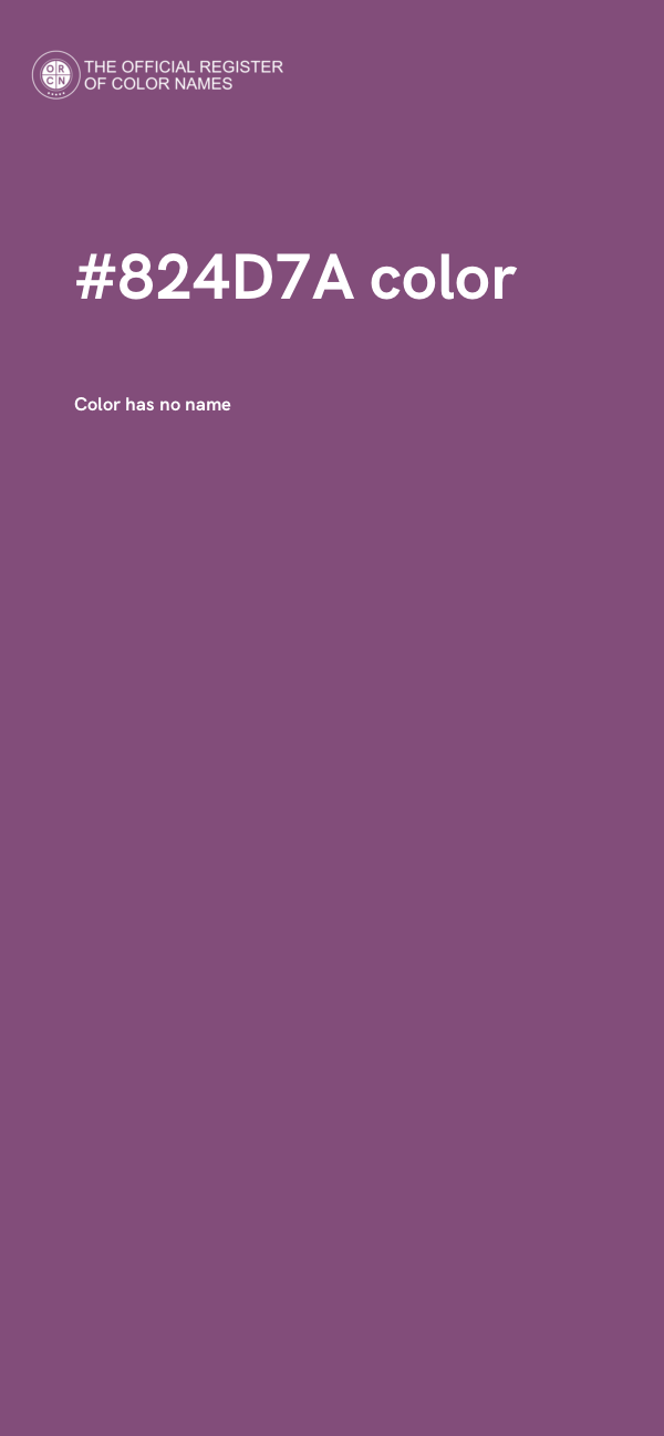 #824D7A color image