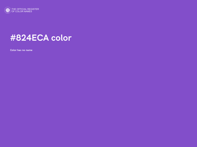 #824ECA color image