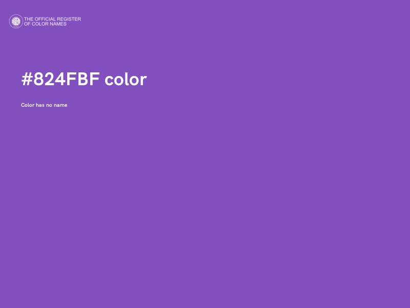 #824FBF color image