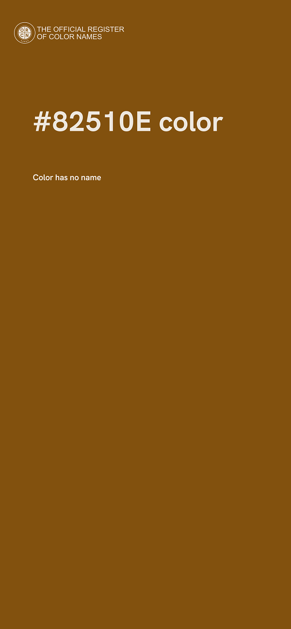 #82510E color image