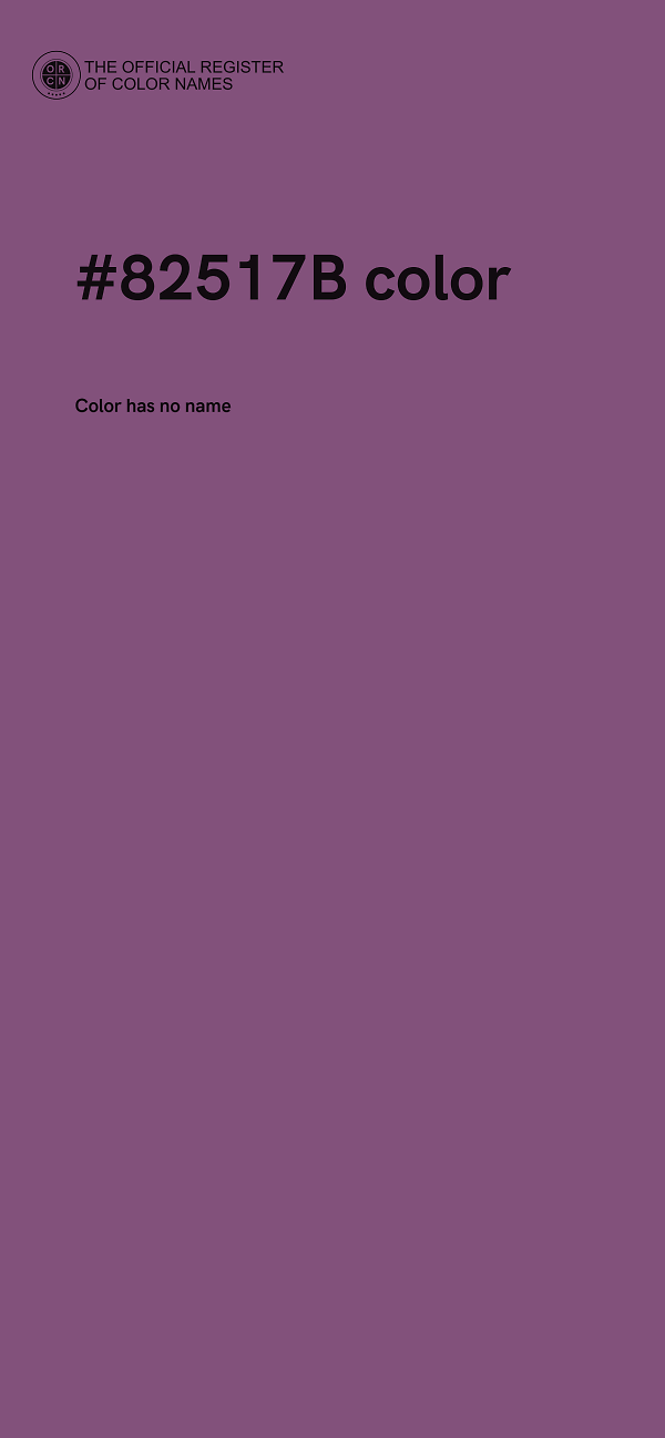 #82517B color image