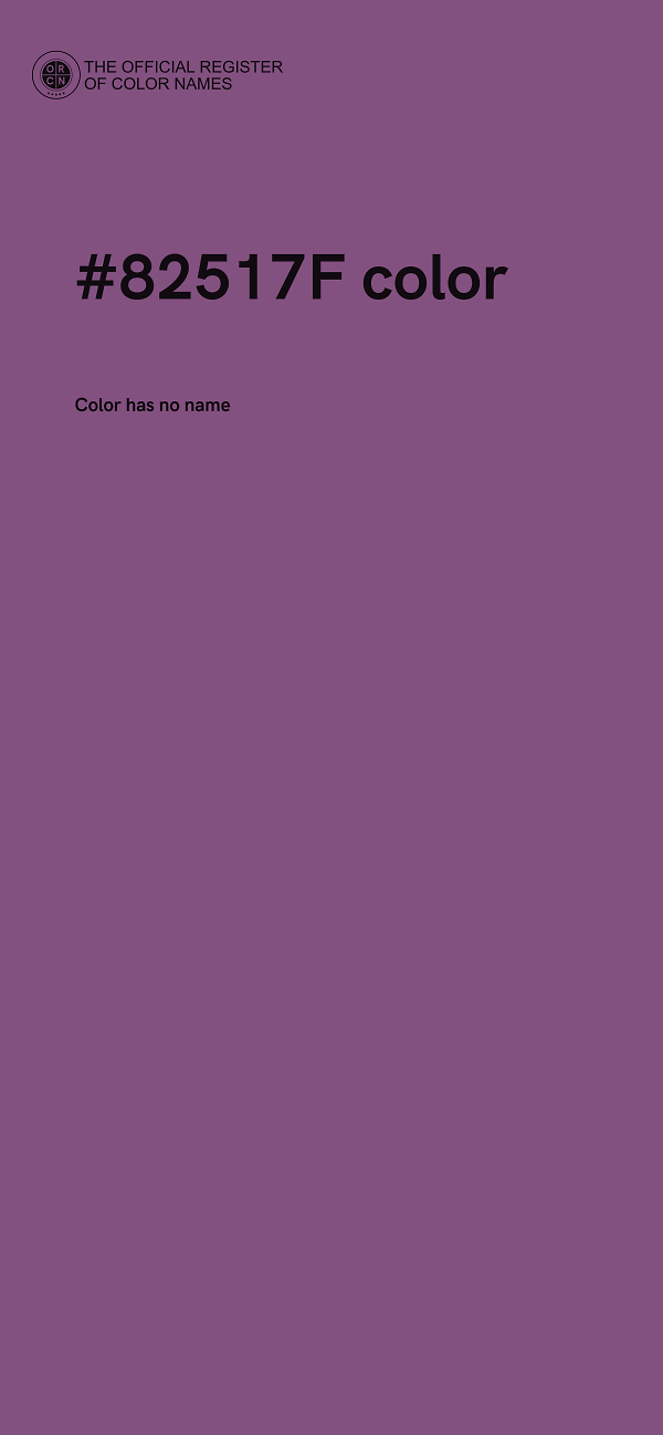 #82517F color image