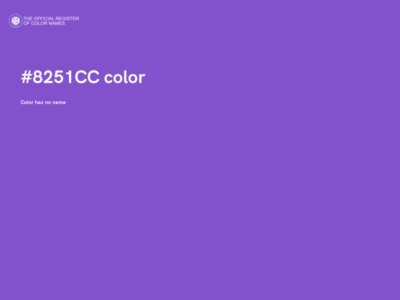 #8251CC color image
