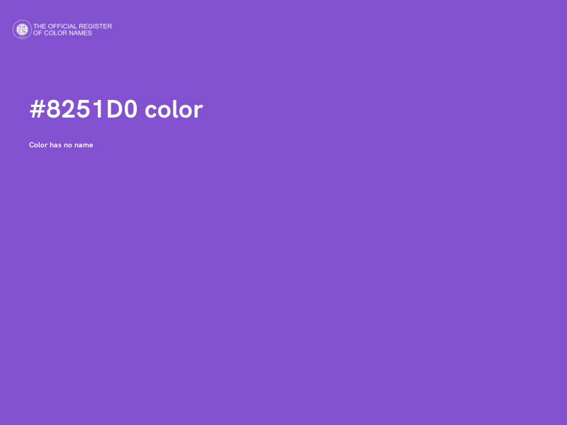 #8251D0 color image
