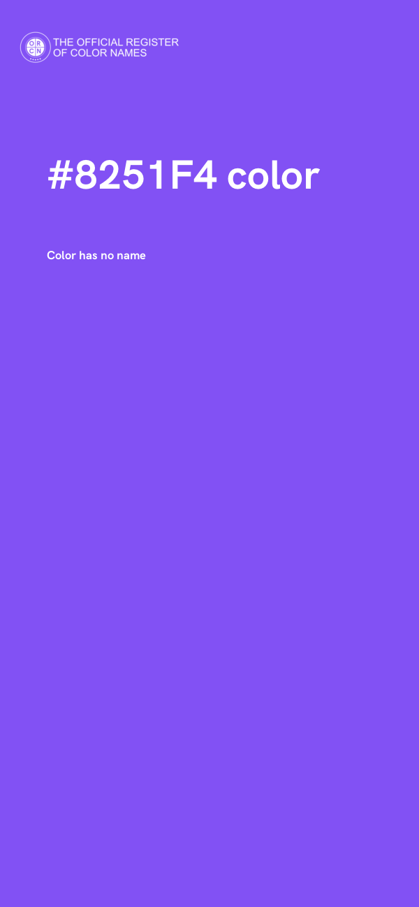 #8251F4 color image
