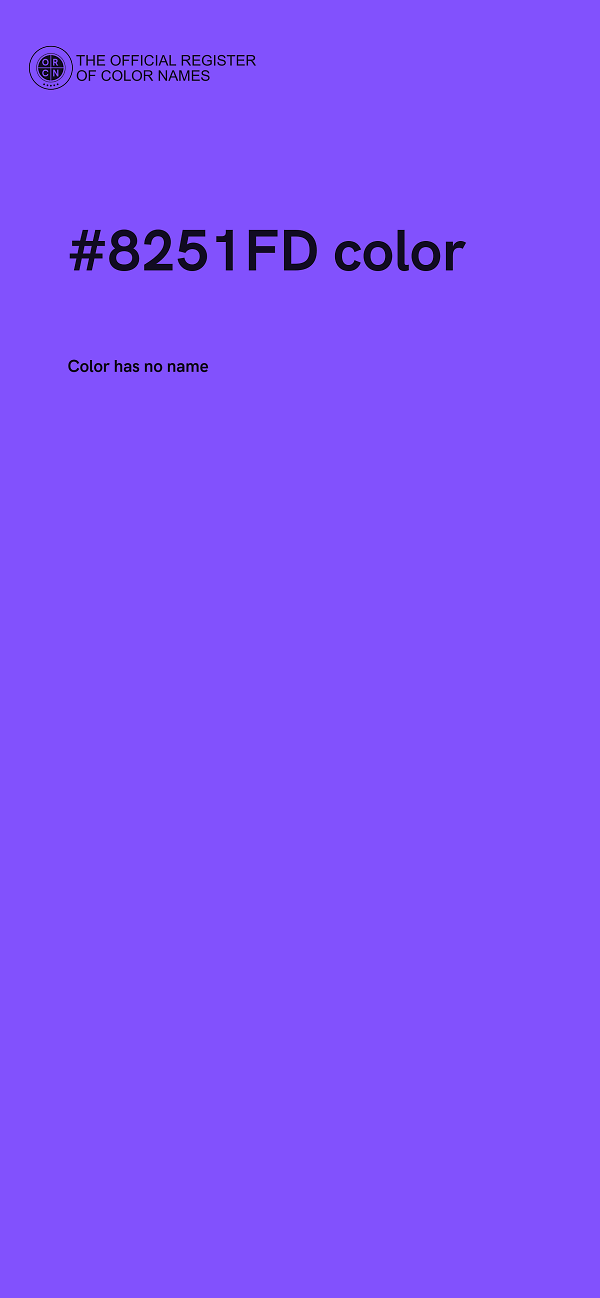 #8251FD color image