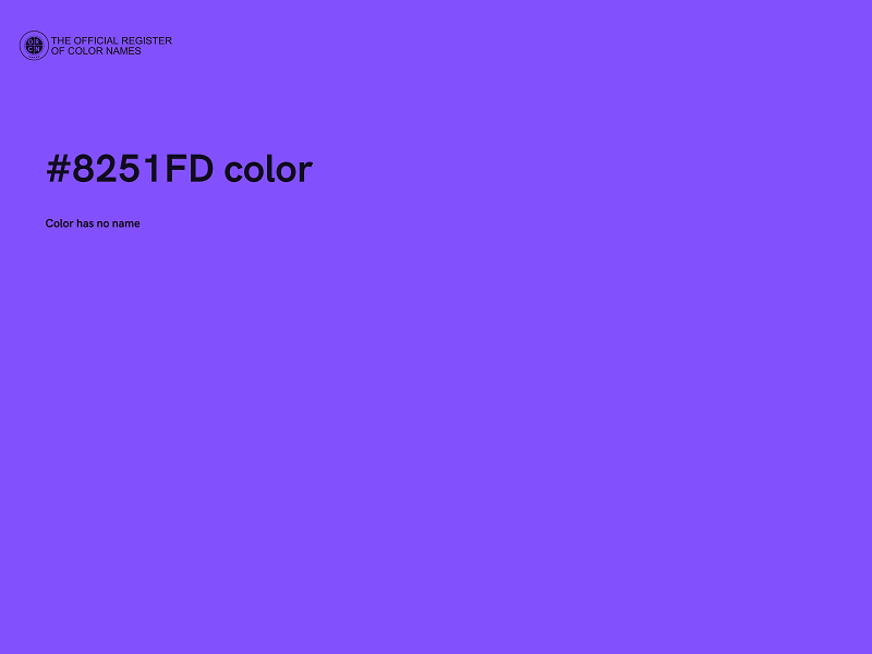 #8251FD color image