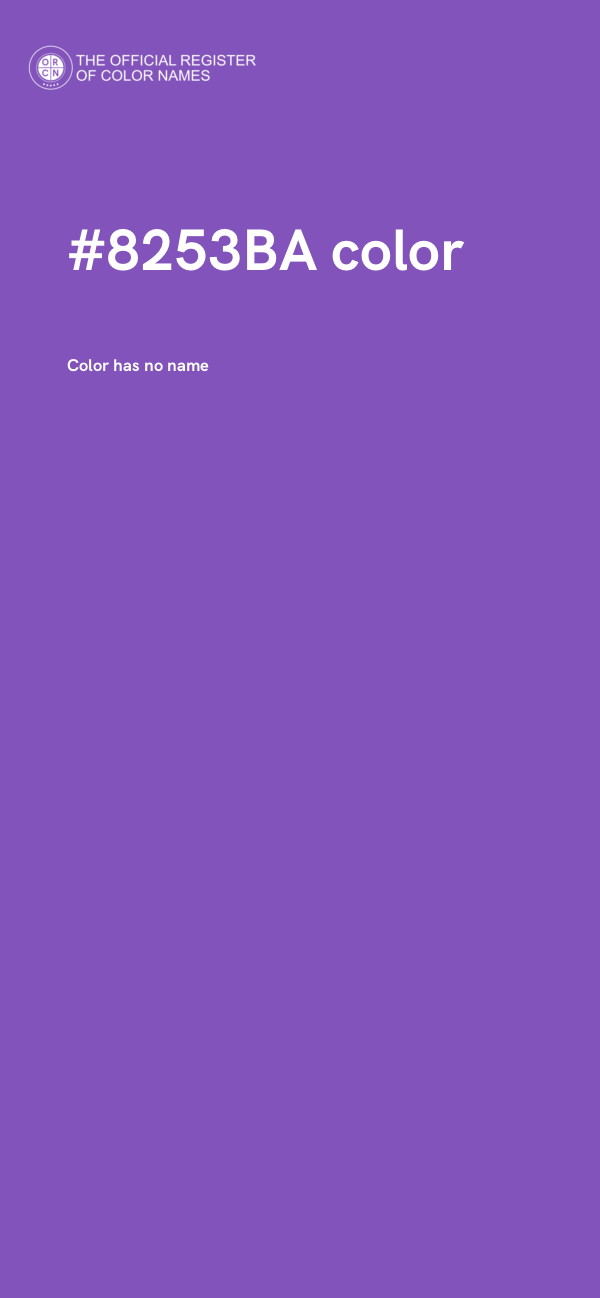 #8253BA color image