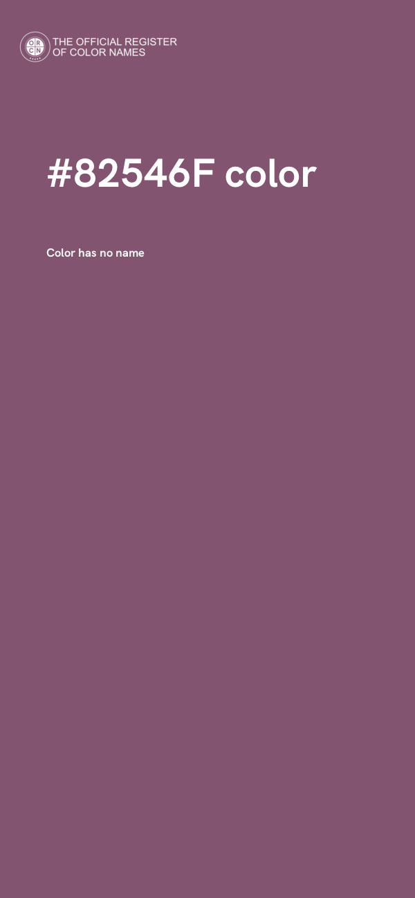 #82546F color image