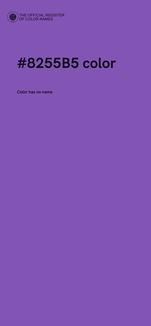 #8255B5 color image