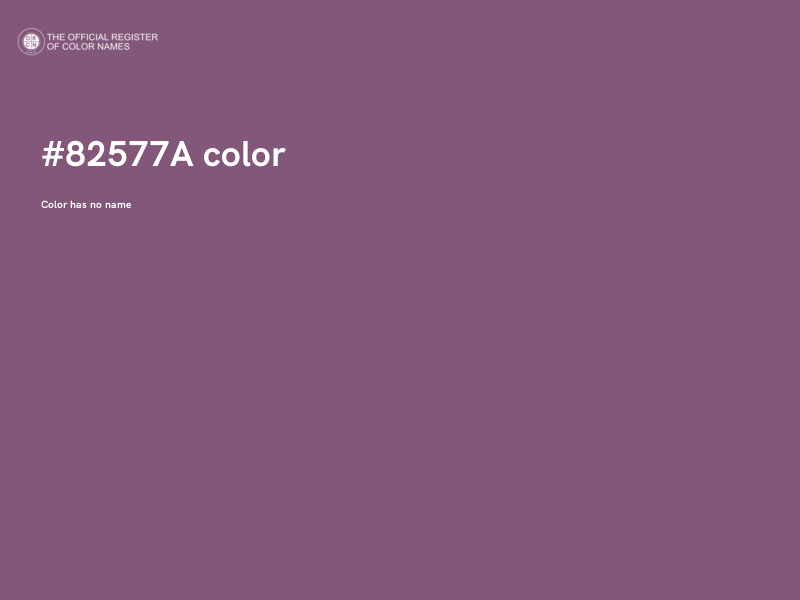 #82577A color image