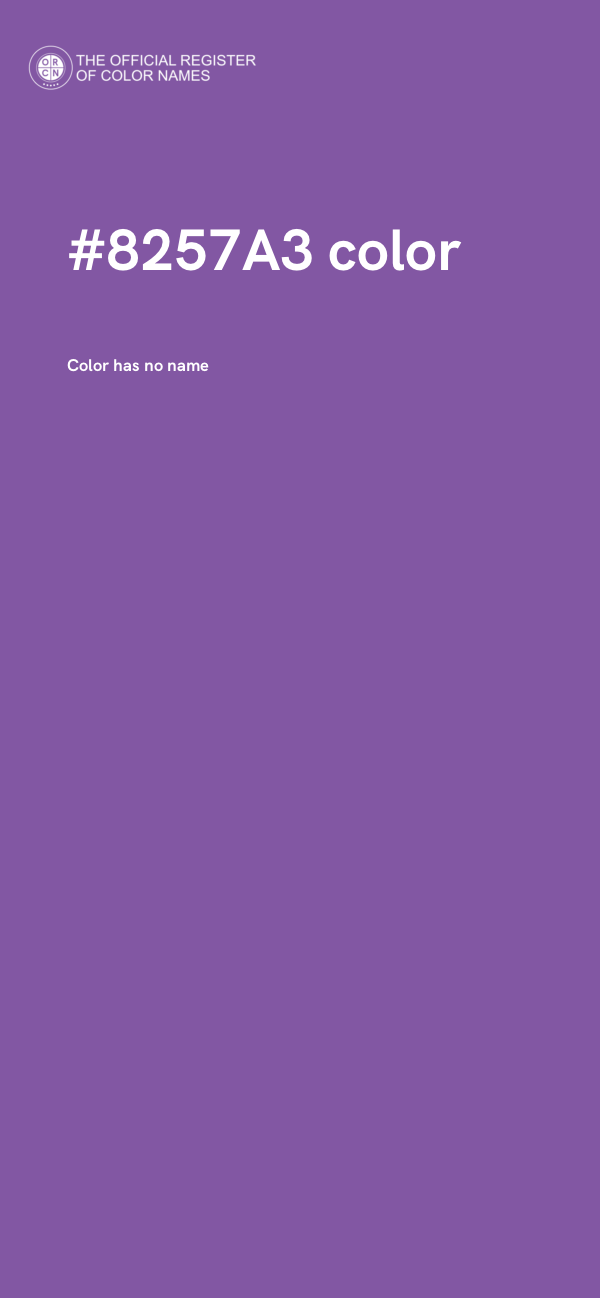 #8257A3 color image