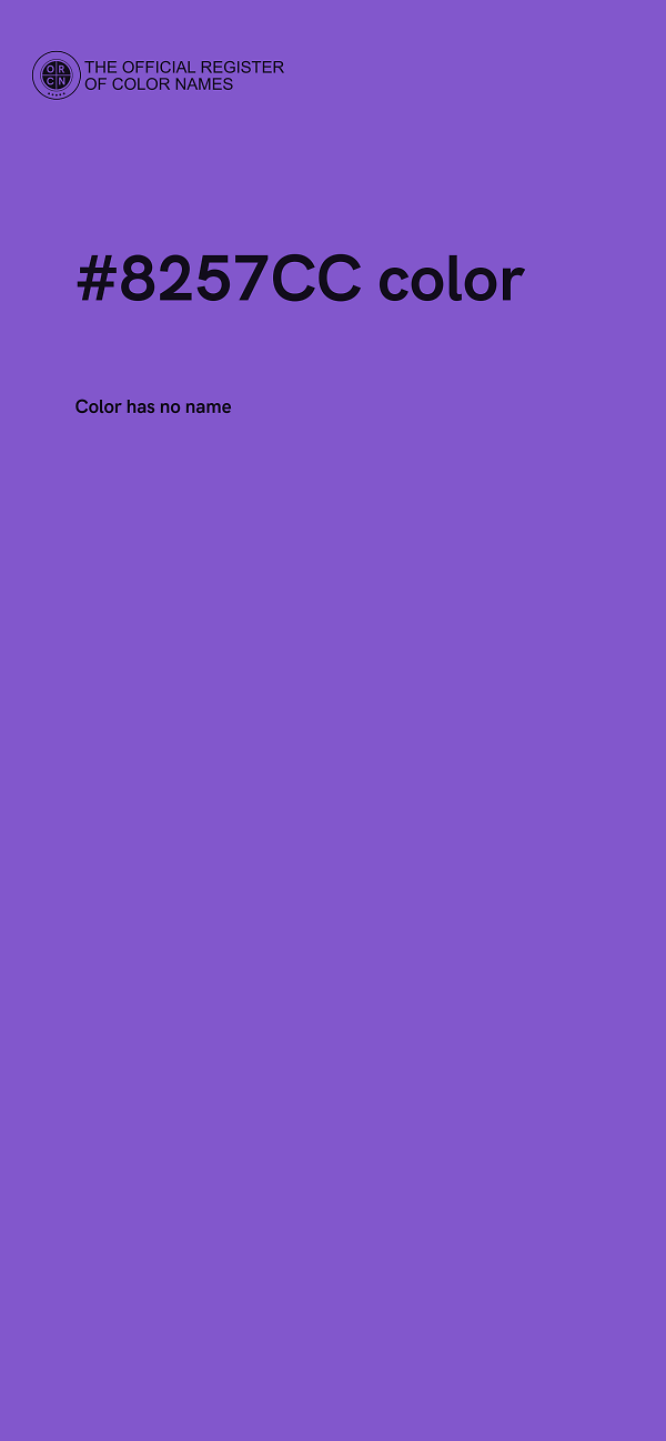 #8257CC color image