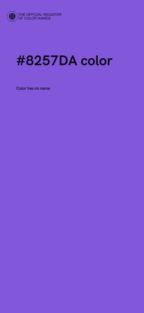 #8257DA color image