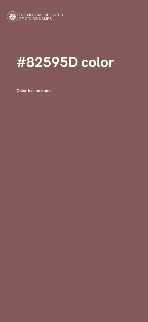 #82595D color image