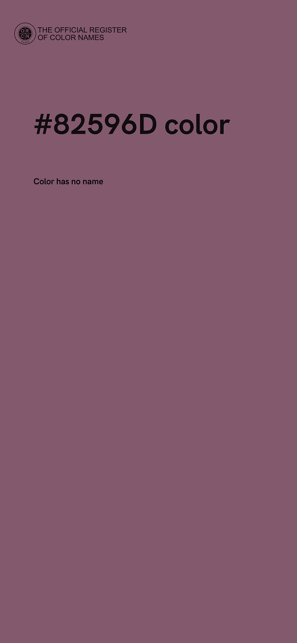#82596D color image