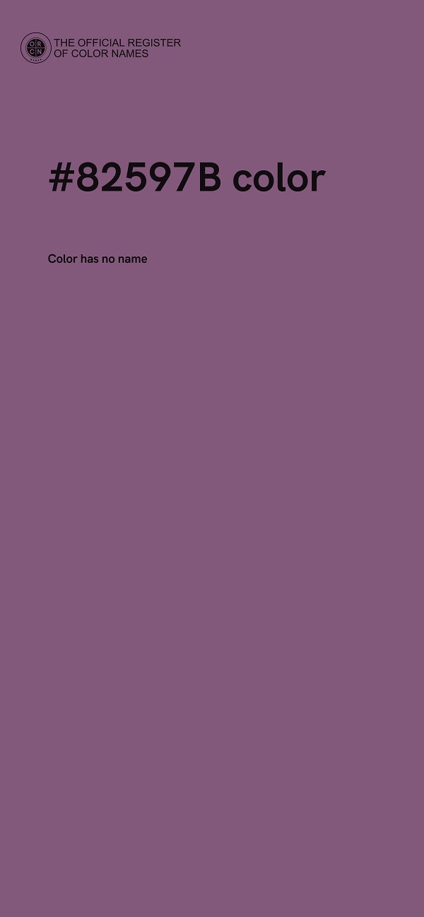 #82597B color image