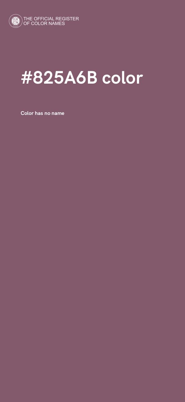 #825A6B color image