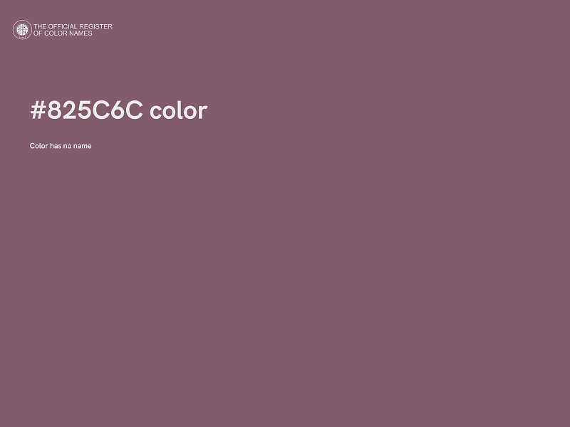 #825C6C color image