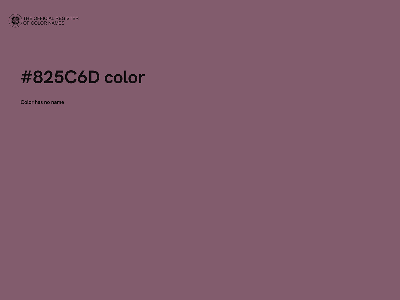 #825C6D color image