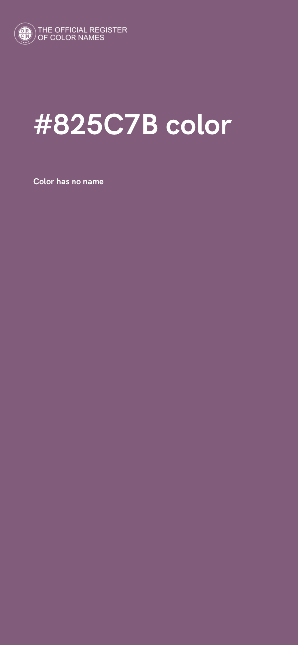 #825C7B color image