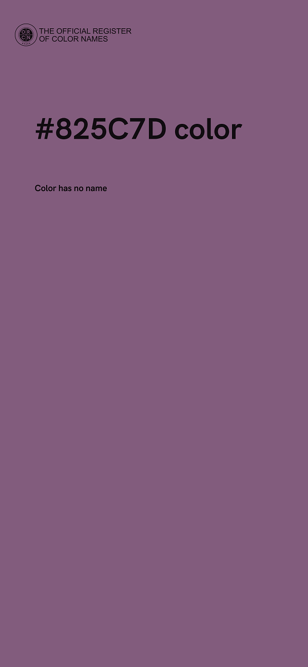 #825C7D color image