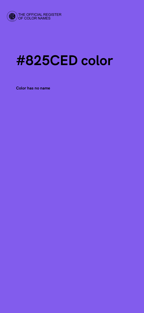 #825CED color image