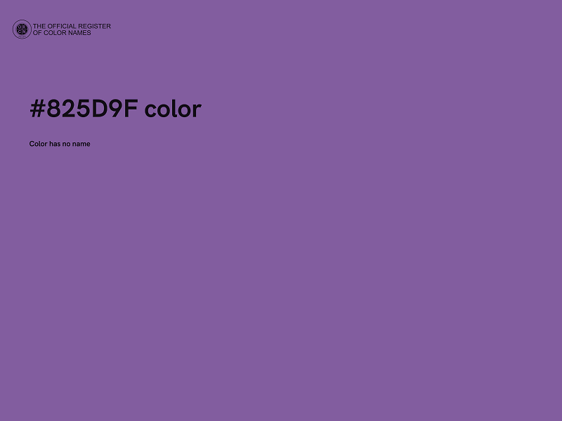 #825D9F color image