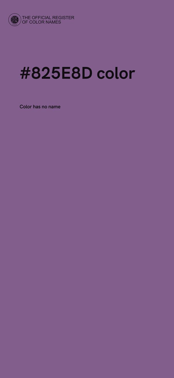 #825E8D color image