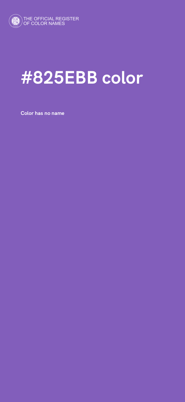 #825EBB color image