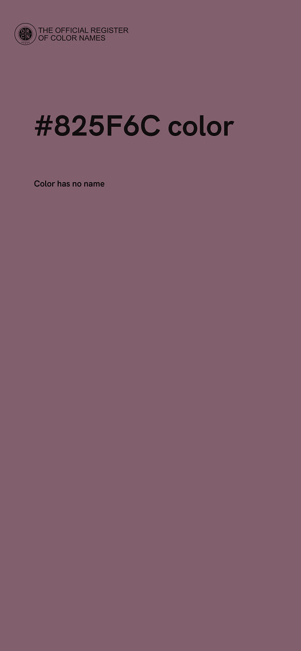 #825F6C color image