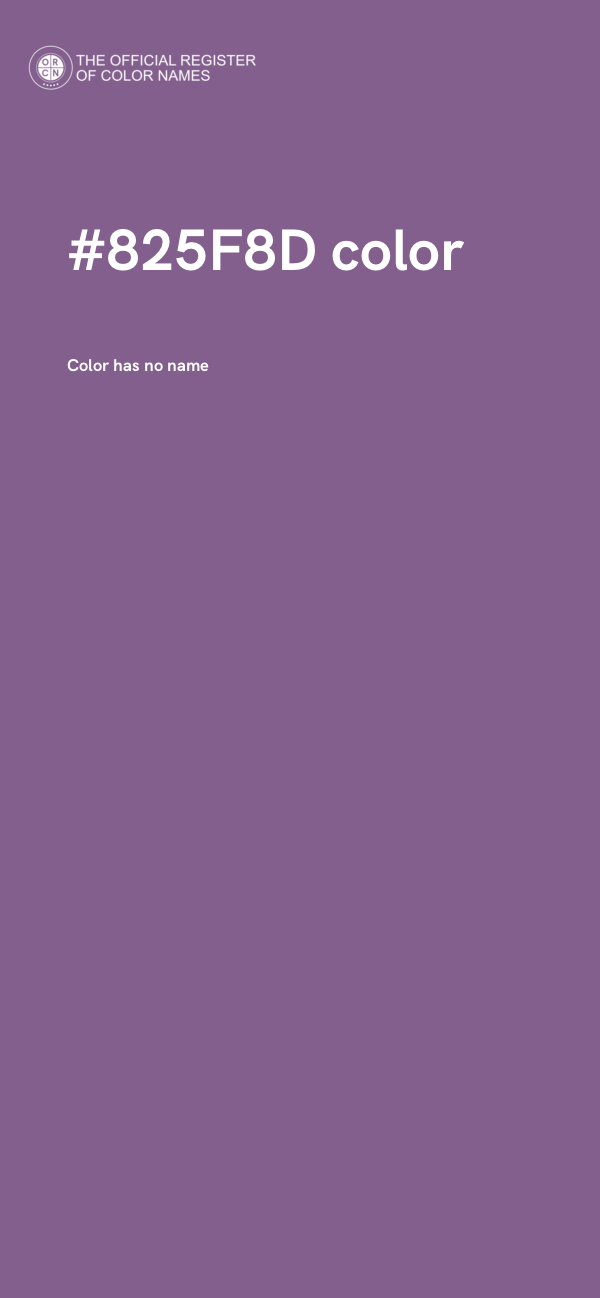 #825F8D color image
