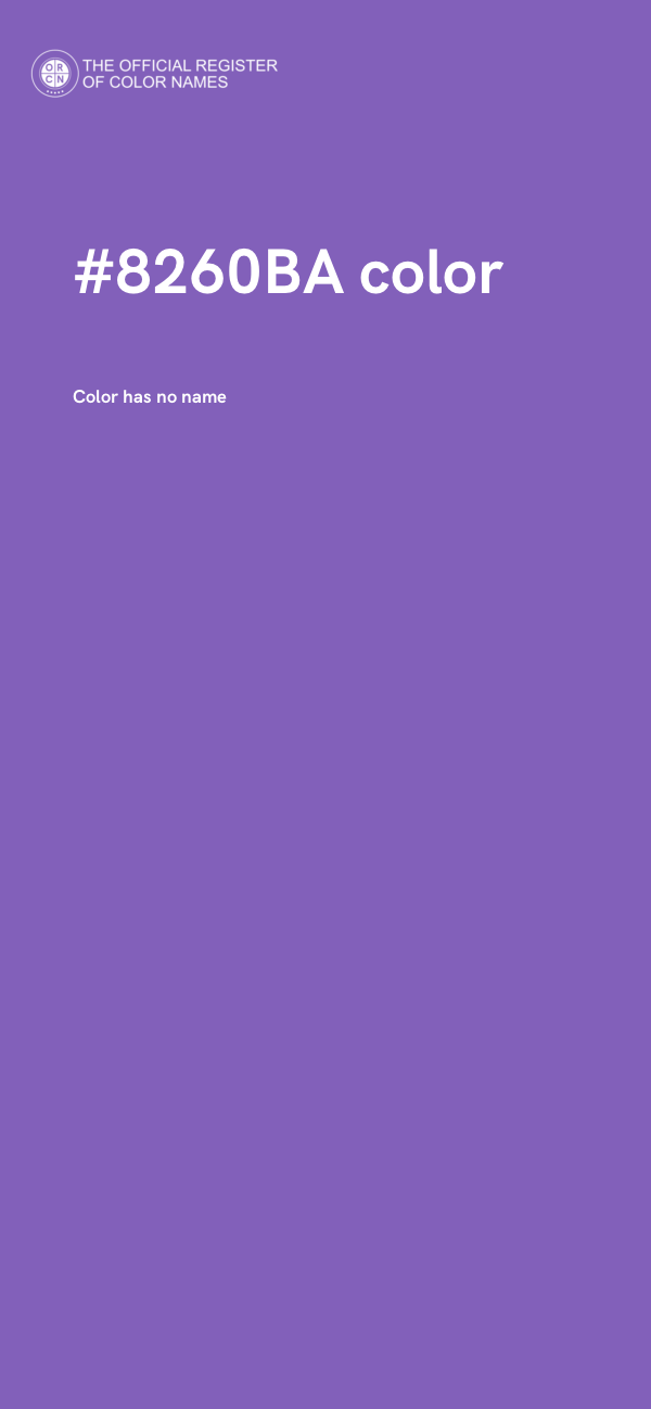 #8260BA color image