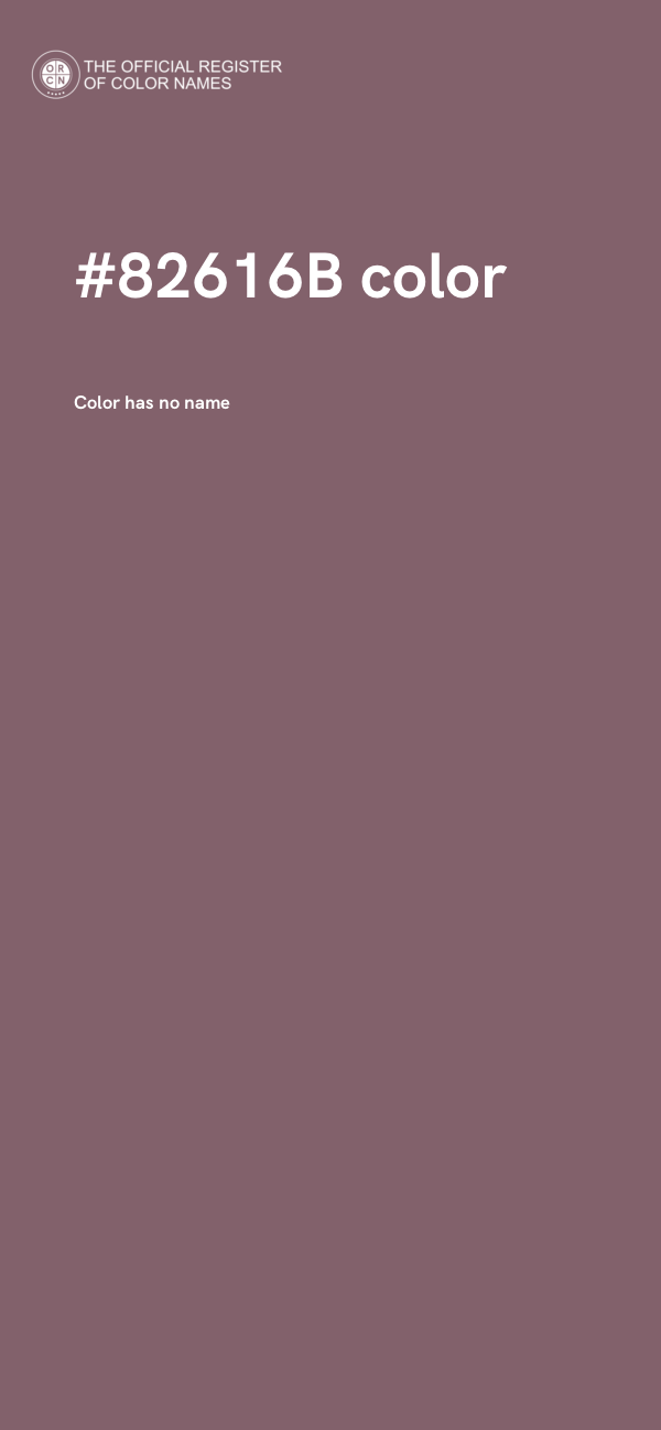 #82616B color image
