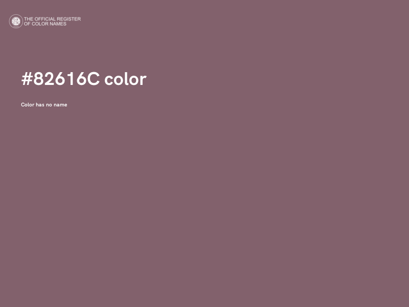 #82616C color image